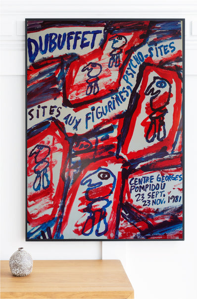 Jean Debuffet - Original Artist Poster 1981