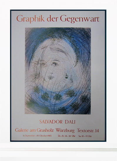 Salvador Dali - Graphik der Gegenwart  - Original Artist Poster 1985