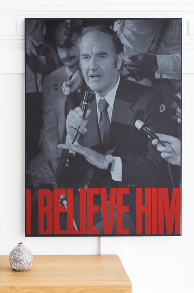 Dan Flavin - I Believe Him Original Artist Poster