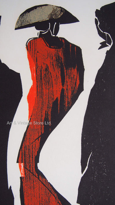 Detlef Willand - Original Woodcut