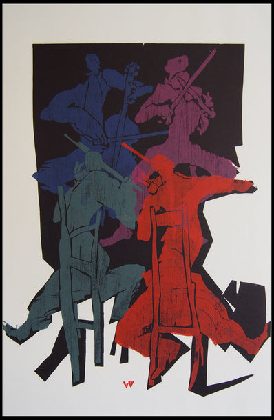 Detlef Willand - Original Woodcut