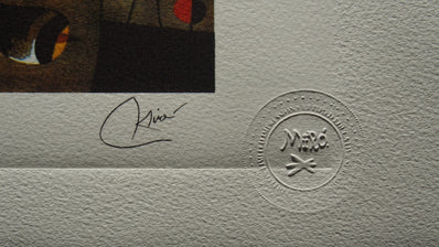 Joan Miró - Hand Pressed Print