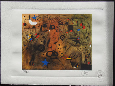 Joan Miró - Hand Pressed Print