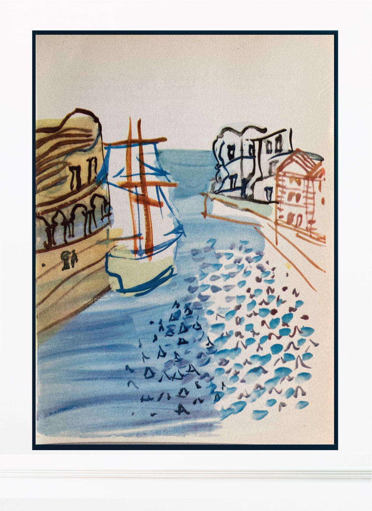 kyst Lægge sammen Kan beregnes Raoul Dufy Print - Lithograph 1950 – Art & Vintage Store Ltd