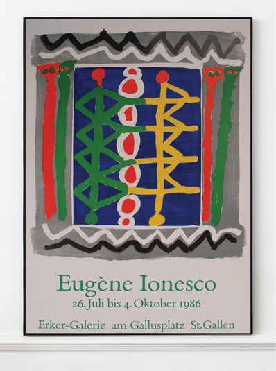 Eugène Ionesco - Original Artist Poster 1986