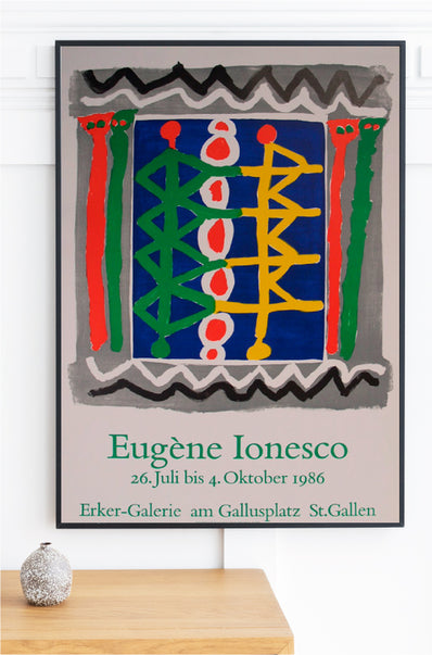 Eugène Ionesco - Original Artist Poster 1986