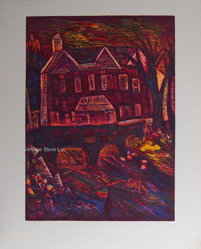 Eateban Fekete - Original Limited Edition Woodcut