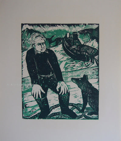 Eateban Fekete - Original Limited Edition Woodcut