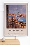 Elio Lazzari - Original Venice Poster 1987