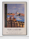 Elio Lazzari - Original Venice Poster 1987