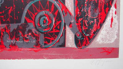 Erich Husemann - Original Serigraph 1990 - Collectible Art