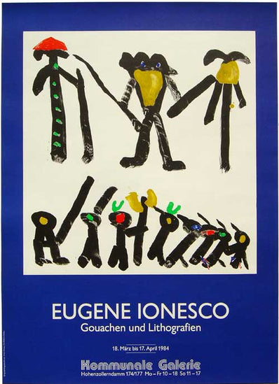 Eugène Ionesco - Original Artist Poster 1984