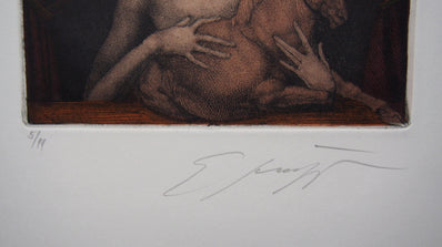 Ernst Fuchs - Original Limited Edition Etching & Aquatint