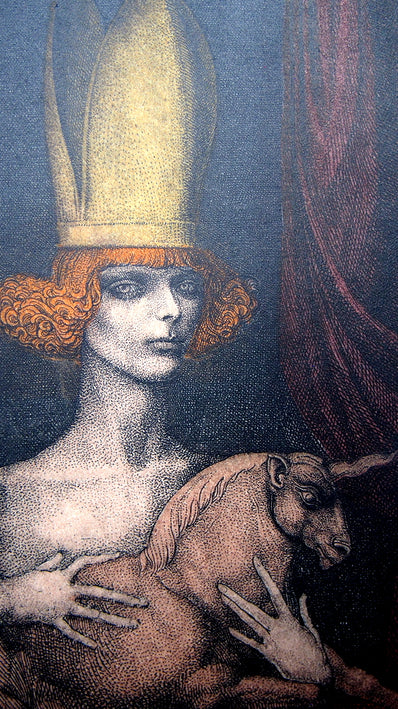 Ernst Fuchs - Original Limited Edition Etching & Aquatint