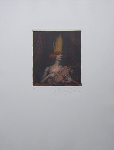 Ernst Fuchs - Original Limited Edition Etching & Aquatint