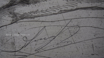 Ernst Fuchs - Original Limited Edition Etching & Aquatint 1967