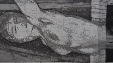 Ernst Fuchs - Original Limited Edition Etching & Aquatint 1967