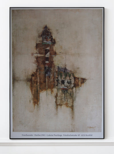 Johnny Friedlaender - Original Artist Poster 1983