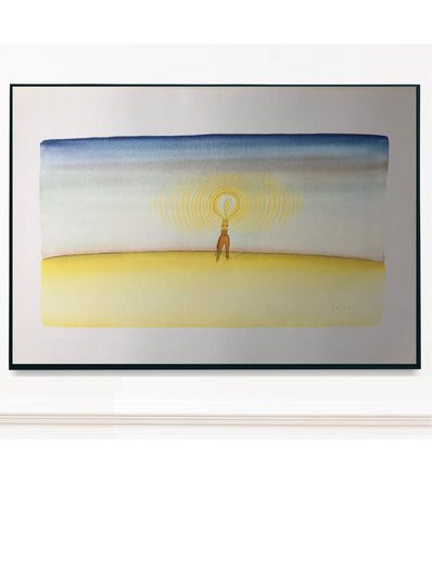 Jean-Michel Folon Vintage Print 1974