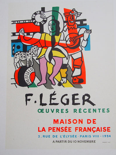 Fernand Leger Vintage Print - Original Lithograph 1959