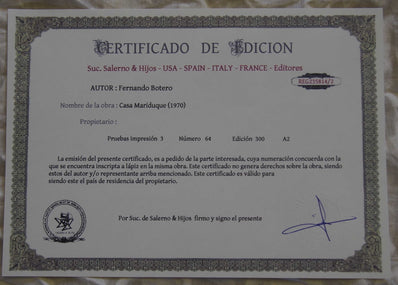 Fernando Botero - Fine Art Print