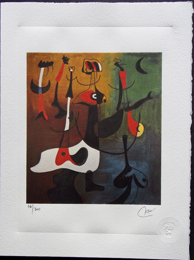 Joan Miró - Hand Pressed Print