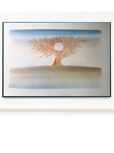 Jean-Michel Folon Vintage Print 1974