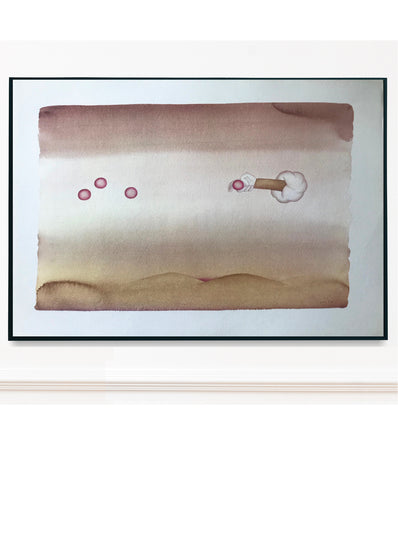 Jean-Michel Folon Vintage Print 1974