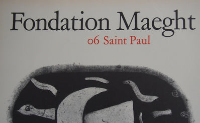 Georges Braque - Original Artist Poster 1968