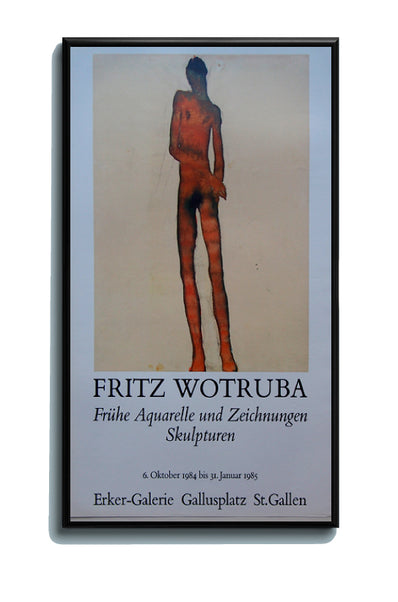 Fritz Wotruba - Original Artist Poster 1985