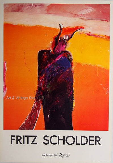 Fritz Scholder - Original Artist Poster 1982