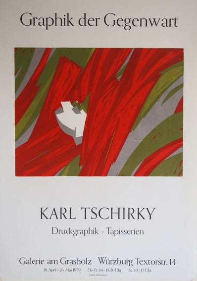 Karl Tschirky - Graphik der Gegenwart Exhibition Poster 1979