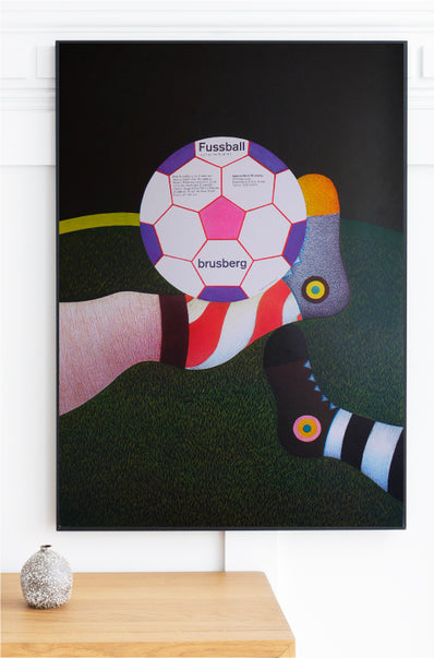 Fussball Original Artist Poster 1970