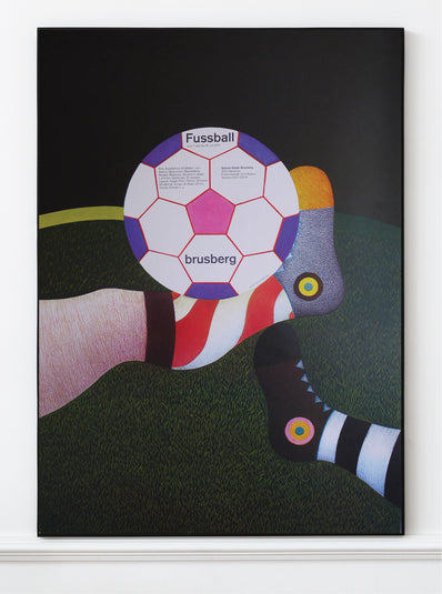 Fussball Original Artist Poster 1970