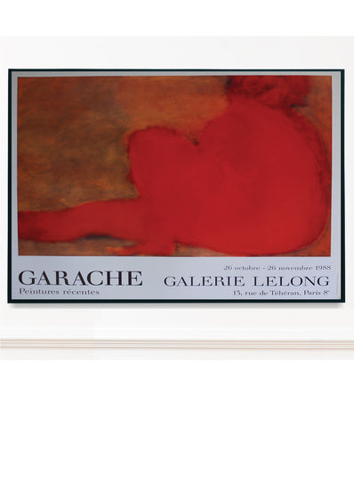 Claude Garache - Original Artist Poster 1988