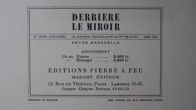 Georges Braque - Original Lithograph 1952