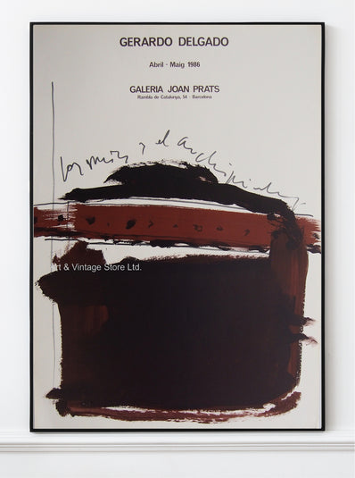 Gerardo Delgado - Original Artist Poster 1986