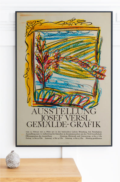Josef Versl - Original Artist Poster 1971