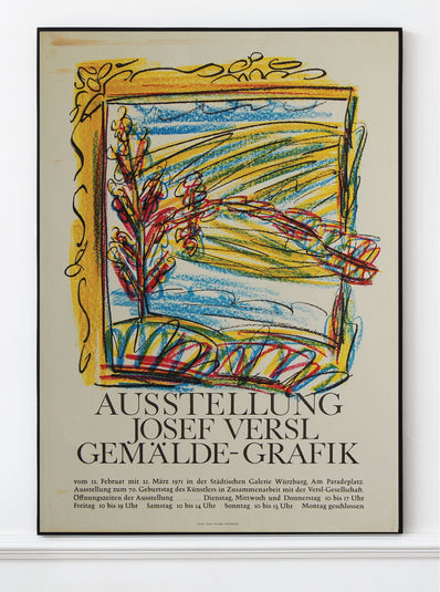 Josef Versl - Original Artist Poster 1971