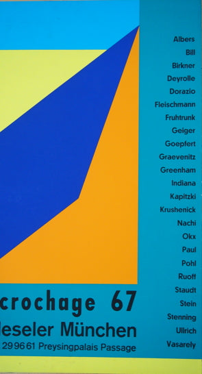 Max Bill - Original Serigraph 1967 - Collectible Art