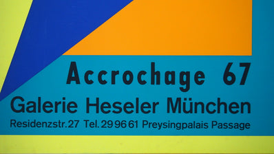 Max Bill - Original Serigraph 1967 - Collectible Art