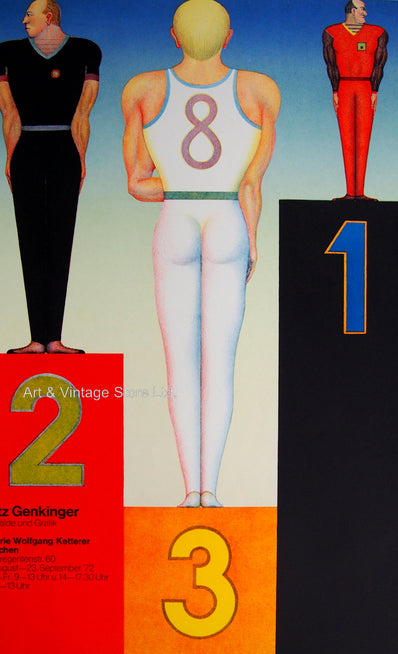 Fritz Genkinger - Original Artist Poster 1972