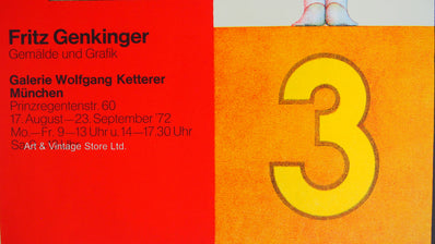 Fritz Genkinger - Original Artist Poster 1972
