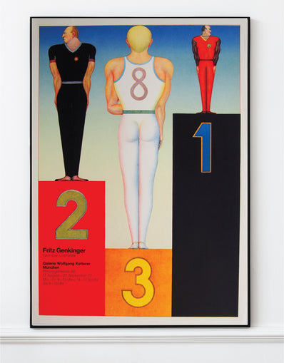 Fritz Genkinger - Original Artist Poster 1972