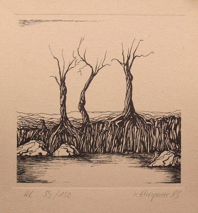 Georg Von Ekesparre - Original Limited Edition Etching 1983