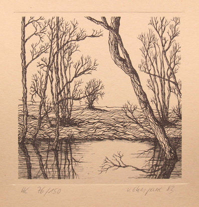 Georg Von Ekesparre - Original Limited Edition Etching 1983
