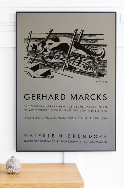 Gerhard Marcks - Original Artist Poster 1976
