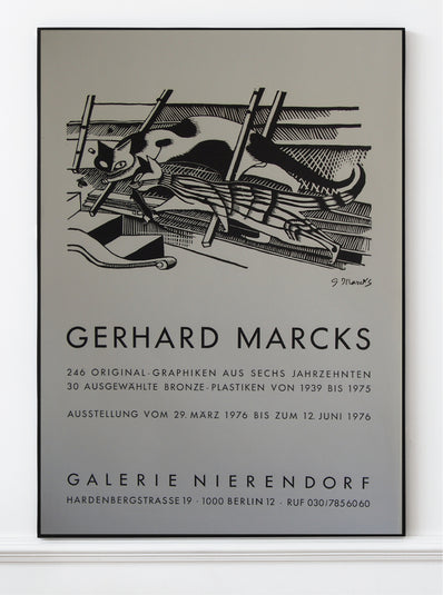 Gerhard Marcks - Original Artist Poster 1976