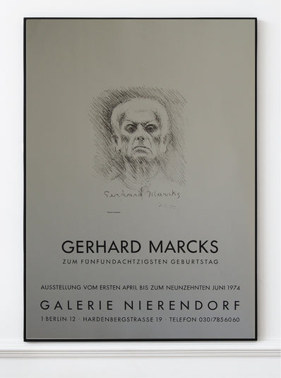 Gerhard Marcks - Original Artist Poster 1974