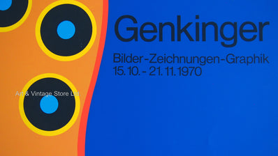 Fritz Genkinger - Original Serigraph 1970 - Collectible Art